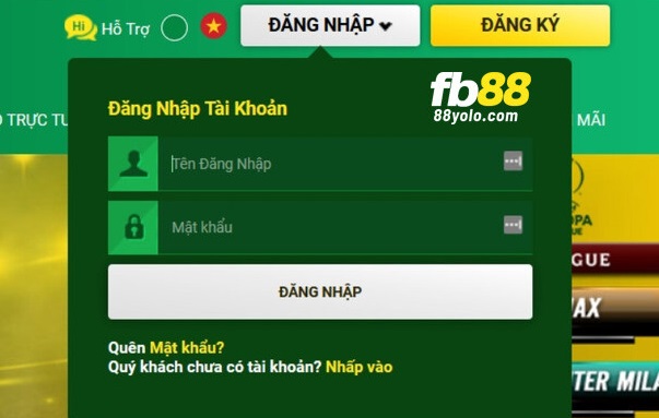 Đăng nhập trải nghiệm sản phẩm, dịch vụ