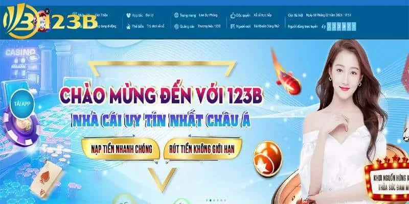 123B - Ưu đãi khủng tặng tiền cho thành viên mới